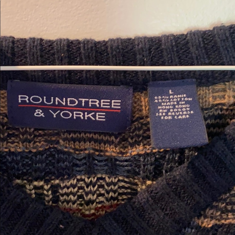 vintage knit oversized sweater - Picture 2 of 5